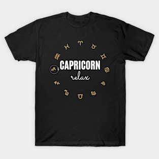 Capricorn Zodiac Horoscope T-Shirt